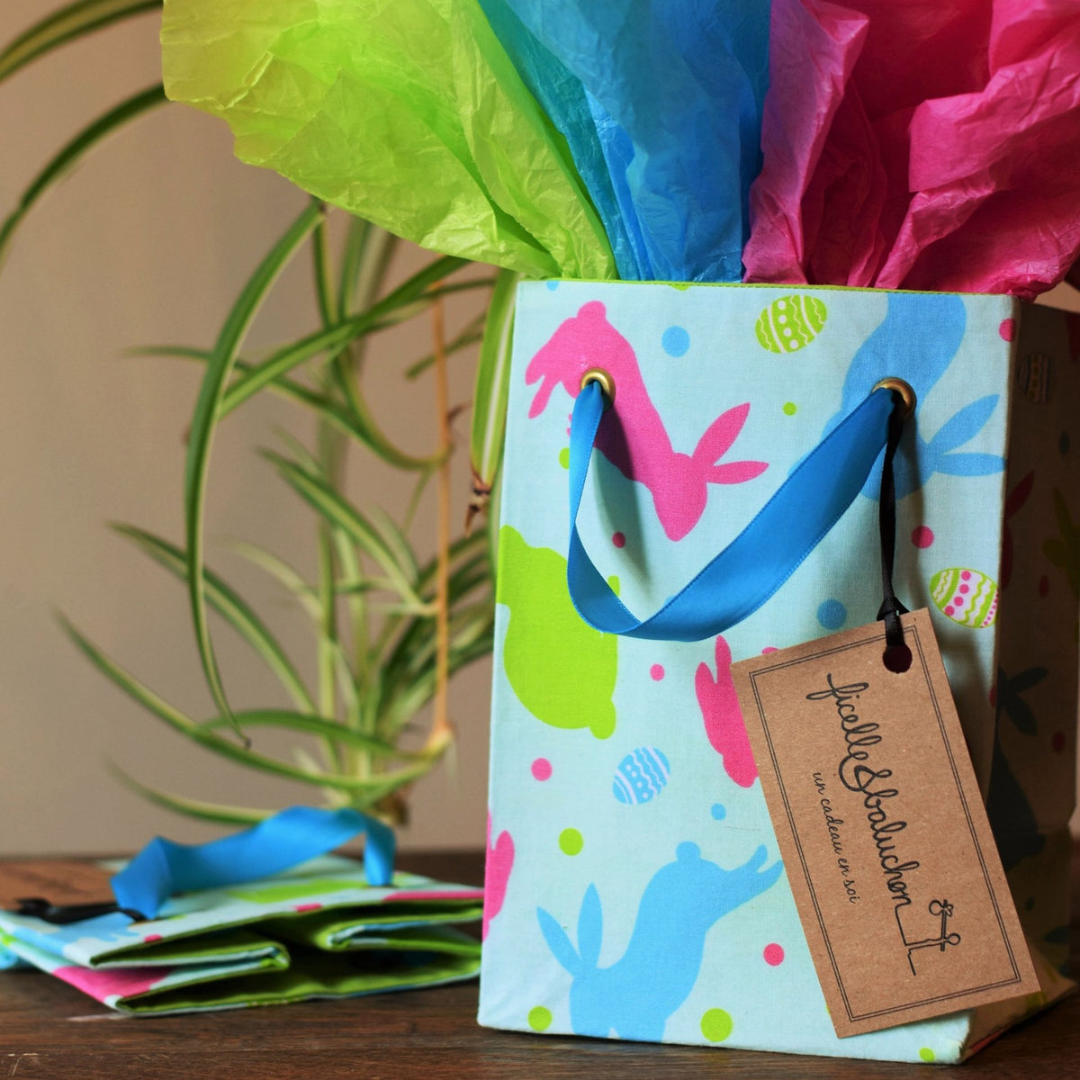 Petits sacs cadeaux réutilisables en tissu, emballage écologique haut –  Choupinette