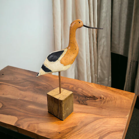 Sculpture en bois oiseau - Gève