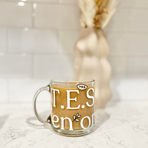 Tasse à café - T.E.S en or