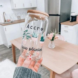 Verre Accro aux plantes 16oz