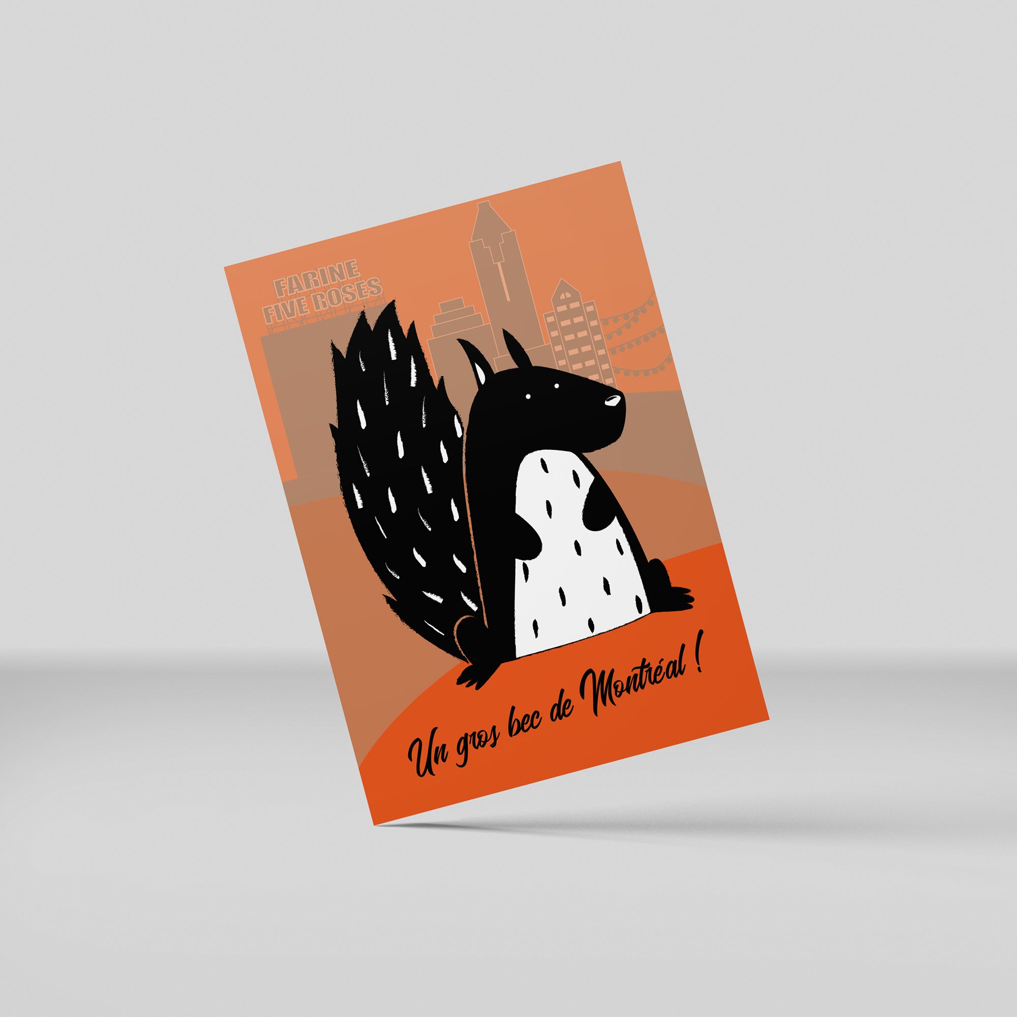 Carte postale - écureuil
