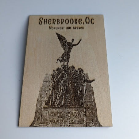 Carte postale - carte de Sherbrooke