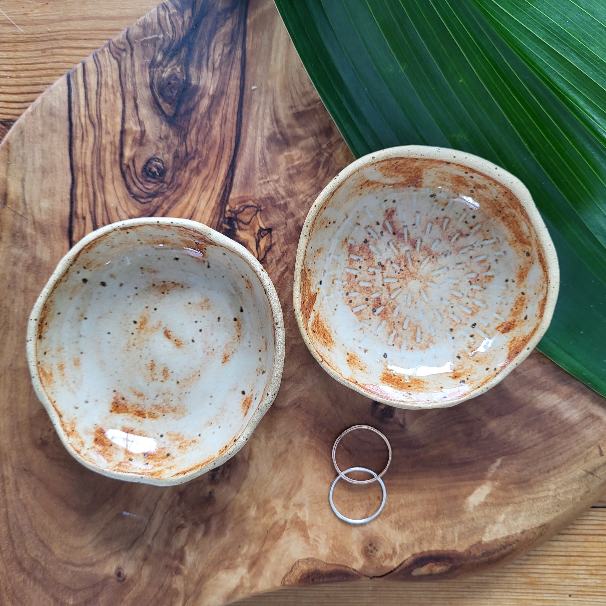 Duo de petits plats unique en céramique