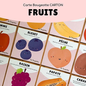 Carte Bougeotte FRUITS