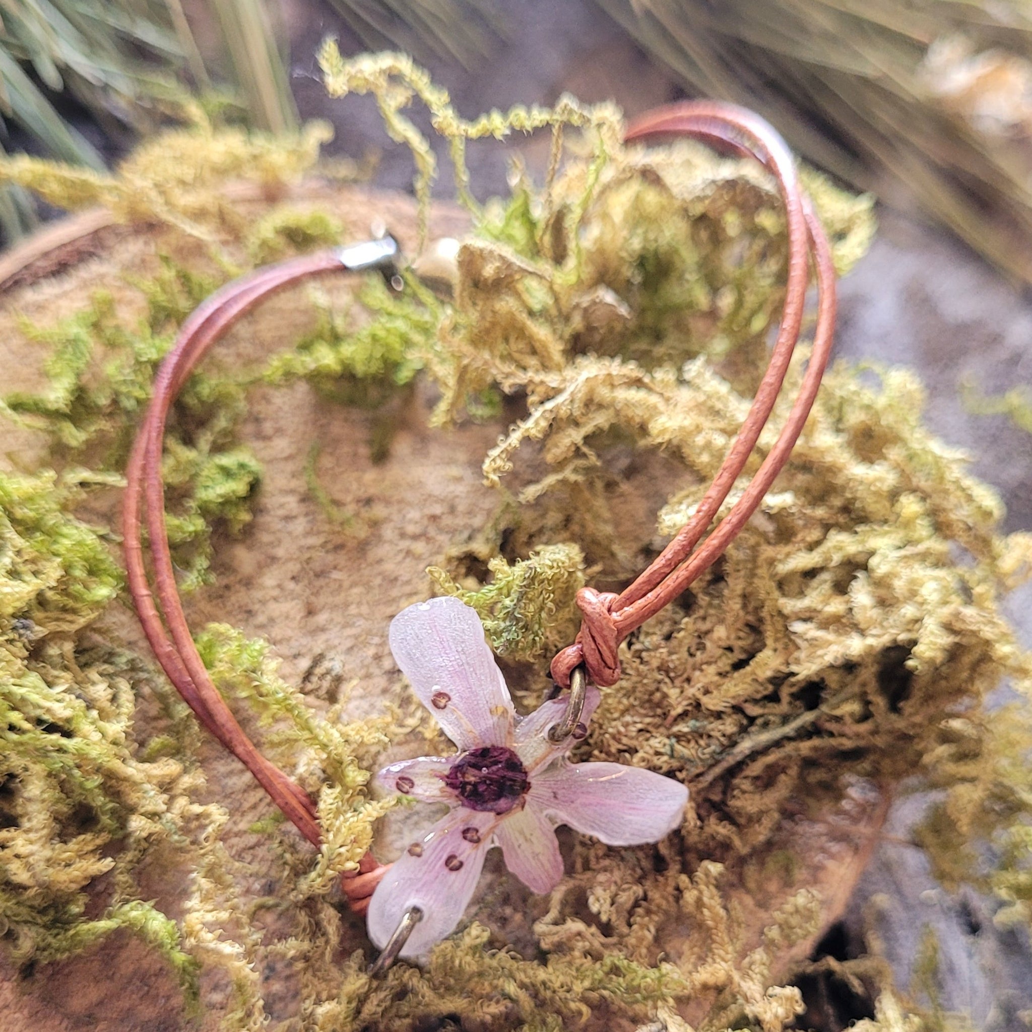Bracelet fleur de butome à ombelle