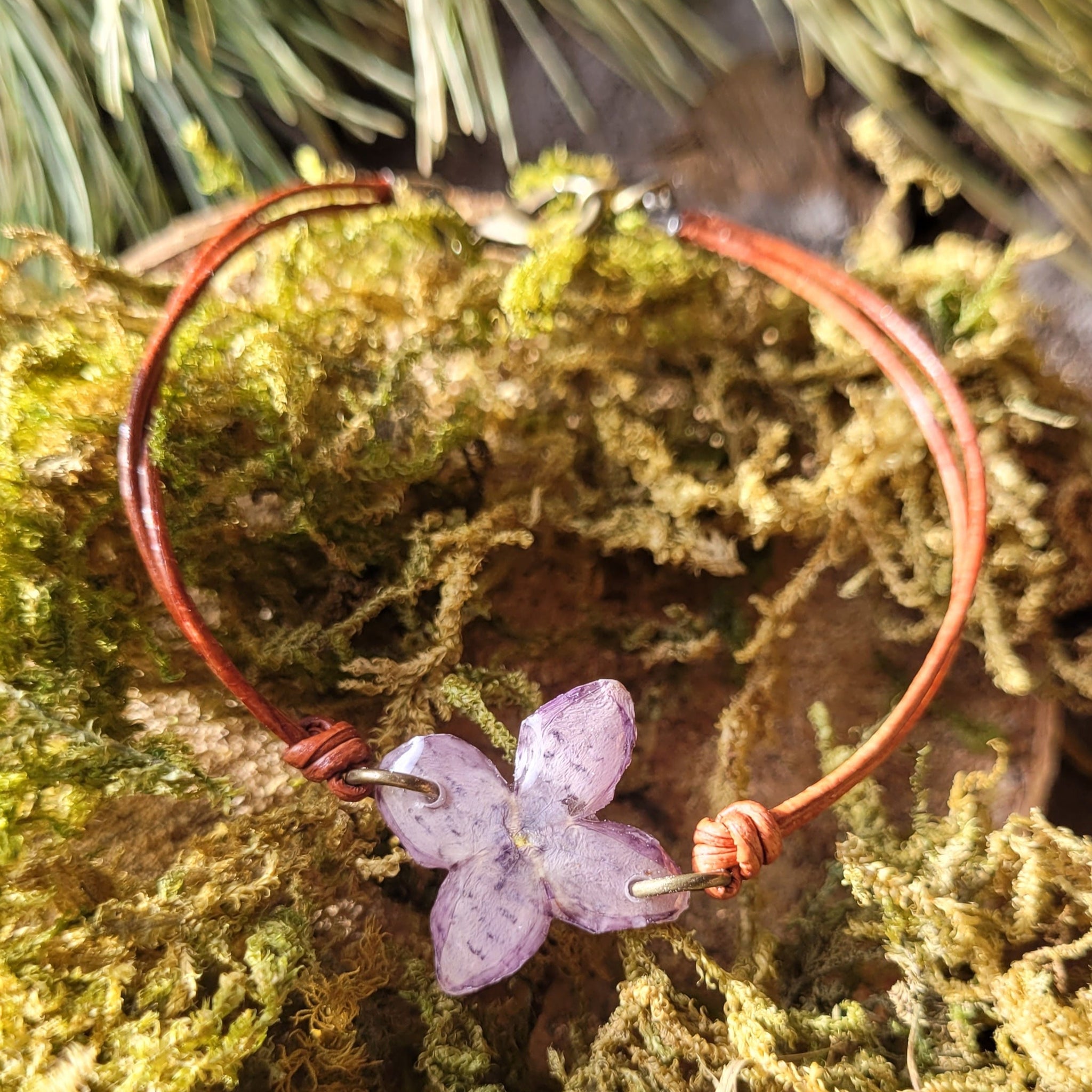 Bracelet fleur de lilas