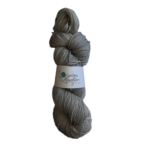 Laine 100% mérinos superwash - Gris perle