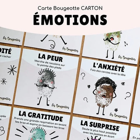 Carte Bougeotte ÉMOTIONS